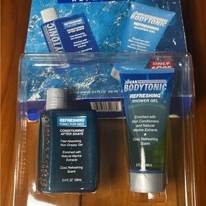 Jovan Body Tonic Energizing Men's Conditioning After Shave & Shower Gel In Box